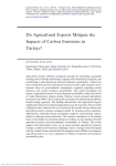 Do agricultural exports mitigate the impacts of carbon emissions in Türkiye?