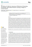 The role of collective awareness platforms in promoting sustainable agricultural practices among a sample of Greek farmers