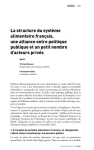 La structure du syst&egrave;me alimentaire fran&ccedil;ais, une alliance entre politique publique et un petit nombre d^'acteurs priv&eacute;s