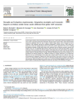 Drought and irrigation requirements: adaptation strategies and economic impacts on Italian arable farms under different first-pillar CAP scenarios