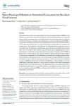 Open municipal markets as networked ecosystems for resilient food systems