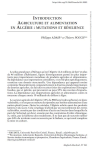 Introduction. Agriculture et alimentation en Alg&eacute;rie&nbsp;: mutations et r&eacute;silience