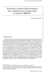 Tensions g&eacute;opolitiques riment avec d&eacute;pendance alimentaire en r&eacute;gion MENA