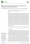Mapping women's role in agriculture 4.0: a bibliometric analysis and conceptual framework