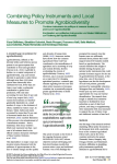 Combining policy instruments and local measures to promote agrobiodiversity