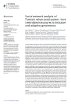 Social network analysis of Tunisia's wheat seed system: from centralized structures to inclusive and adaptive governance