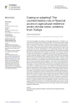Coping or adapting? The counterintuitive role of financial access in agricultural resilience under climate stress: evidence from T&uuml;rkiye