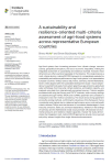 A sustainability and resilience-oriented multi-criteria assessment of agri-food systems across representative European countries