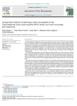 Country-base analyses of agriculture water consumption in the Tigris-Euphrates basin using modified SWAT model and water accounting plus framework