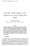The path of intra-industry trade expansion: the cases of Spain and Turkey