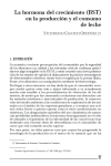 La hormona del crecimiento (BST) en la producción y el consumo de leche