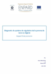 Diagnostic du système de régulation de la pomme de terre en Algérie