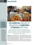 Les systèmes agricoles et alimentaires maghrébins à l'épreuve des crises