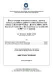 Evolution des transformations de l'espace agricole algérien. Les mutations foncières des terres du domaine privé de l'Etat de 1987 à 2014