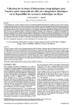 Utilisation des Systèmes dInformations Géographiques pour lanalyse spatio-temporelle des effets des changements climatiques sur la disponibilité des ressources halieutiques au Maroc