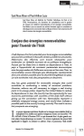 Lenjeu des énergies renouvelables pour lavenir de lIrak