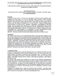 Valorisation des produits du terroir en zone aride : diagnostic dune petite entreprise produisant de la confiture de dattes