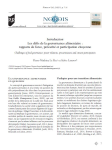 Introduction  Les défis de la gouvernance alimentaire : rapports de force, précarité et participation citoyenne