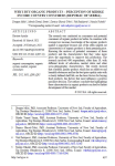 Why I buy organic products  Perception of middle income country consumers (Republic of Serbia)