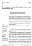Agro-food supply chains in peri-urban agricultural areas: do they contribute to preserve local biodiversity? The case of Baix Llobregat Agrarian park