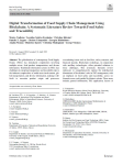 Digital transformation of food supply chain management using blockchain: a systematic literature review towards food safety and traceability