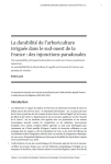 La durabilité de larboriculture irriguée dans le sud-ouest de la France : des injonctions paradoxales