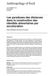 Les paradoxes des distances dans la construction des identités alimentaires par acculturation