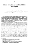 Filière du lait et des produits laitiers en Turquie