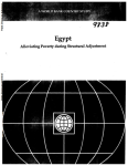 Egypt: alleviating poverty during structural adjustment