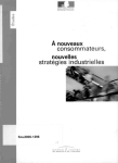A nouveaux consommateurs, nouvelles stratégies industrielles