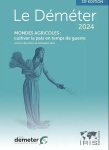 Le Déméter 2024 : mondes agricoles : cultiver la paix en temps de guerre