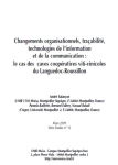 Changements organisationnels, traçabilité, technologies de l'information et de la communication