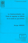 La commercialisation des fruits et légumes en Grèce : cas du marché de gros d'Athènes