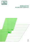 Modélisation du secteur agricole