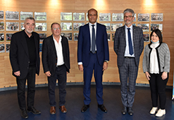 Visit of the Consul of Algeria, Mr. Chaouki Chemmam