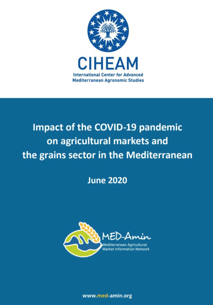 MED-Amin: Impact of the COVID-19 pandemic on agricultural markets and the grains sector in the Mediterranean