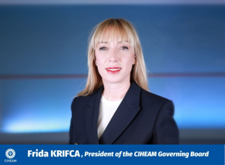 FRIDA KRIFCA DEVIENT LA NOUVELLE PRÉSIDENTE DU CONSEIL D’ADMINISTRATION DU CIHEAM