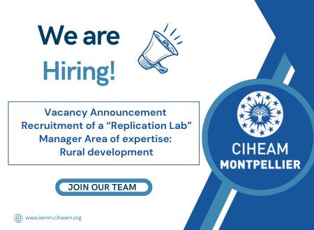 Vacancy Announcement Recruitment of a “Replication Lab” Manager Area of expertise: Rural development