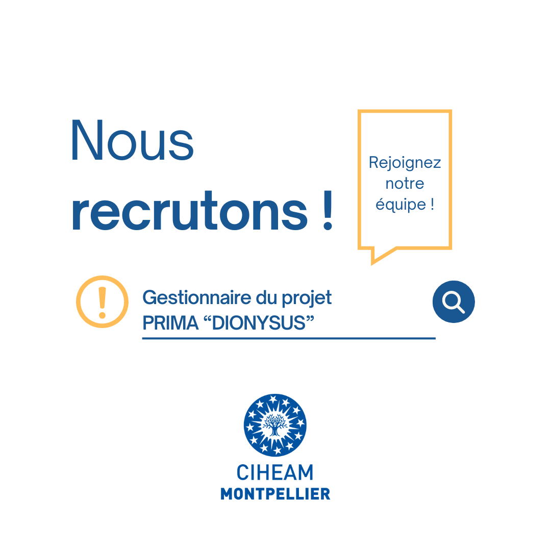 Recrutement d’un gestionnaire du projet DIONYSUS
