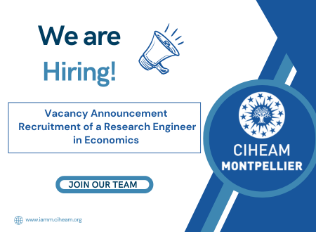 VACANCY ANNOUNCEMENT : Recruitment of a Research Engineer in Economics
