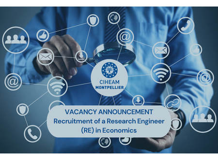VACANCY ANNOUNCEMENT : Recruitment of a Research Engineer (RE) in Economics