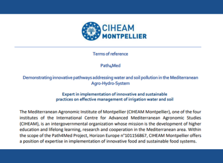 Path4Med : Terms of reference Demonstrating innovative pathways addressing water and soil pollution in the Mediterranean Agro-Hydro-System