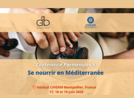  XIeme Conférence internationale PARMENIDES : Alimentation en Méditerranée : Héritages, défis et trajectoires d’avenir