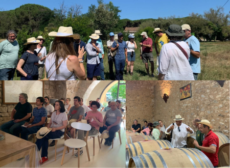 Welcome to a Spanish delegation for an FPC session on sustainable viticulture and new technologies