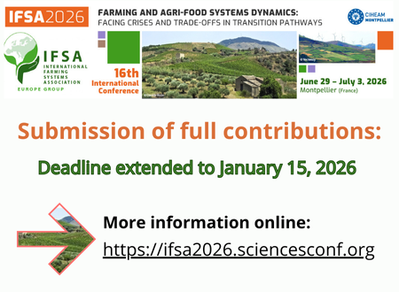 IFSA 2026: DEADLINE EXTENSION! The deadline for the submission of full contributions (short papers) is extended until January 15, 2026