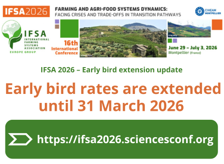 IFSA 2026: Farming and Agri-Food Systems Dynamics: Facing Crises and Trade-Offs in Transition Pathways