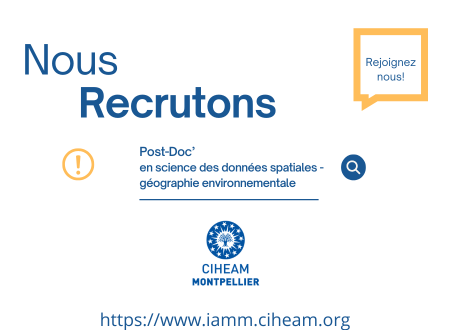 Projet GRACE : ANNONCE DE POSTE VACANT : Poste postdoctoral en science des données spatiales / géographie environnementale