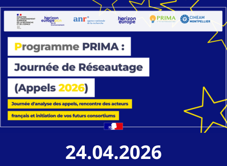 Le CIHEAM Montpellier accueille une journée dédiée au programme PRIMA 2026 !